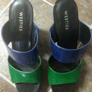 Wedge heel. Super cute. Westies. Barley used.